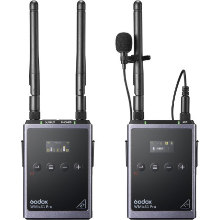 Sistema de micrófono inalámbrico Godox WMicS1 Pro UHF