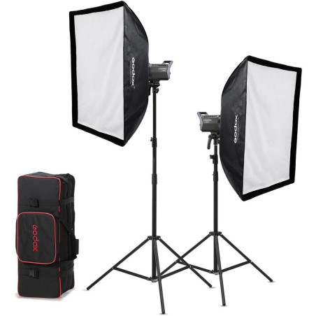 Godox 2-Licht Kit Litemons LA200D Daglicht LED K2 met accessoires