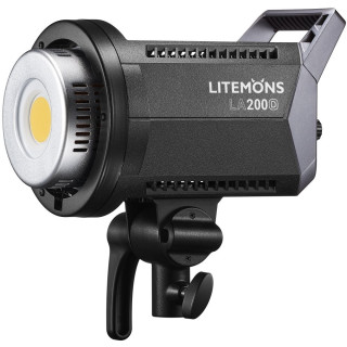 Godox 2-valon setti Litemons LA200D Daylight LED K2 lisävarusteineen