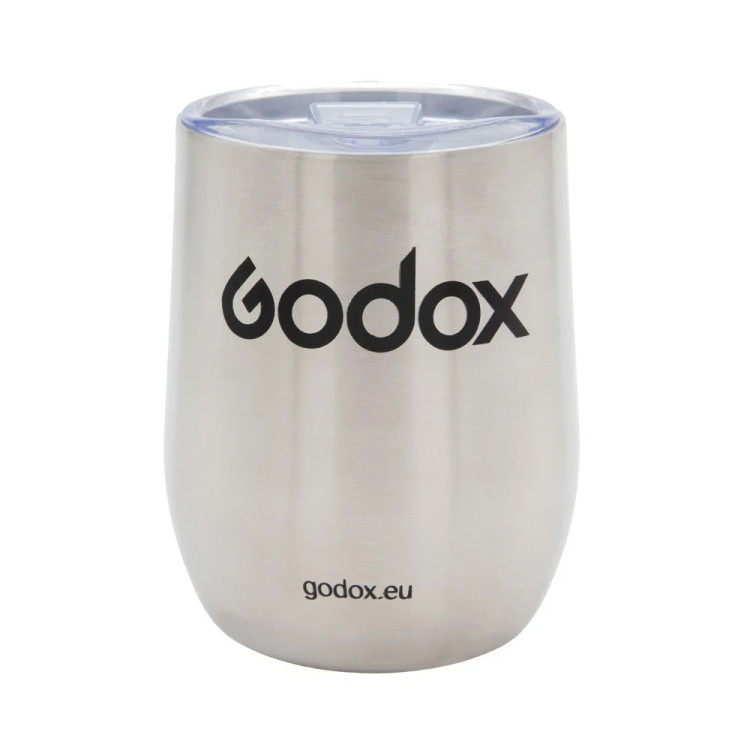 Θερμική κούπα Godox 350 ml ασημί