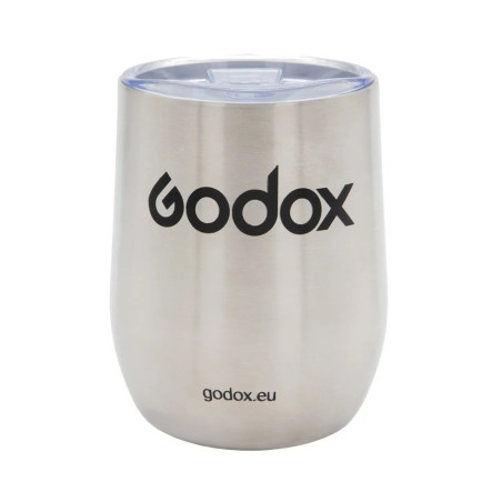 Θερμική κούπα Godox 350 ml ασημί