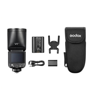Godox V1 mid Fujifilm kompakti TTL Li-ion kameran salama
