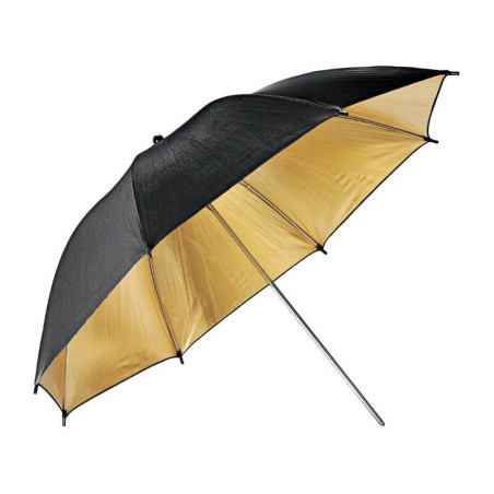 Paraguas Godox UB-003 negro y dorado 101cm