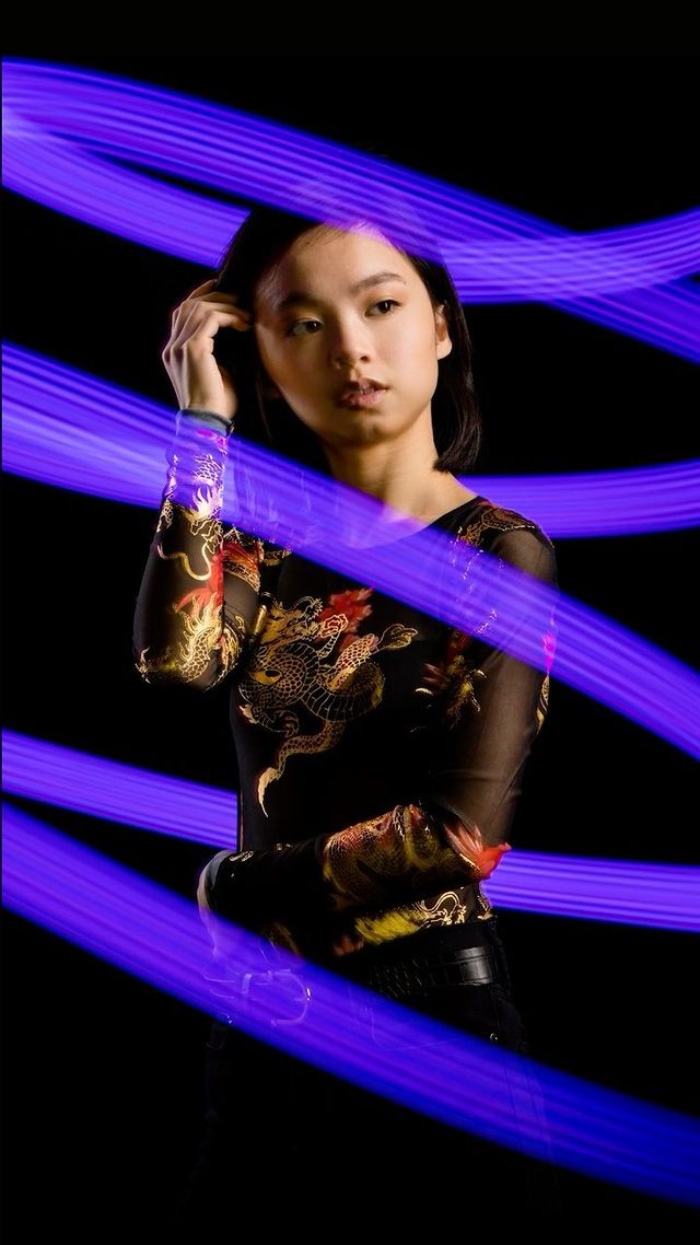 Godox light painting LED RGB portrait