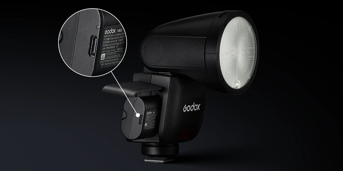 Godox V1 mid gebruik in portret- en eventfotografie