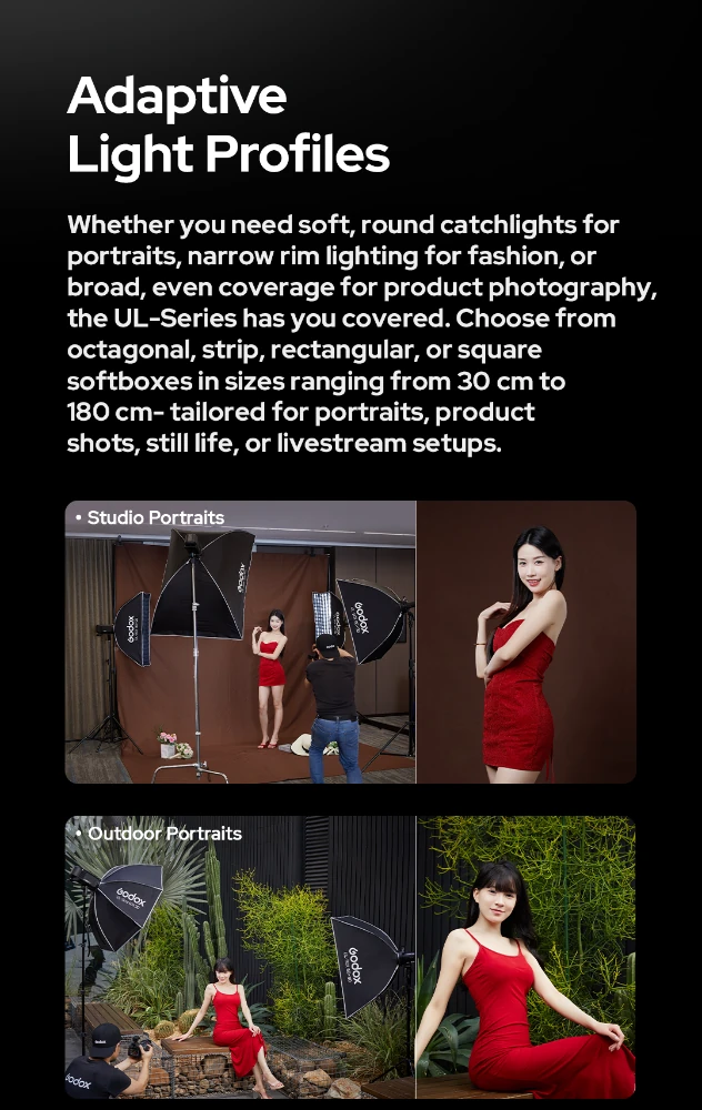 Godox UL-BOX 30x90cm quick-release Bowens softbox — Umbrella-style quick-release κατασκευή Godox UL-BOX 30x90cm quick-release Bowens softbox — Umbrella-style quick-release κατασκευή