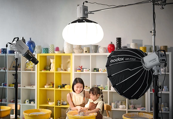 Godox Litemons LA200R lampa LED RGB biała z torbą — NFC i sterowanie Godox Light Godox Litemons LA200R lampa LED RGB biała z torbą — NFC i sterowanie Godox Light